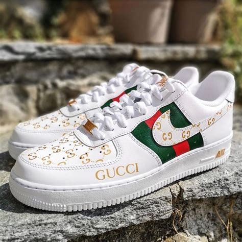 custom air force gucci|custom air force 1 sneakers.